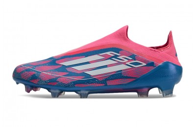 Adidas F50 Reemergence Elite Laceless FG - Solar Blue/Pink/White