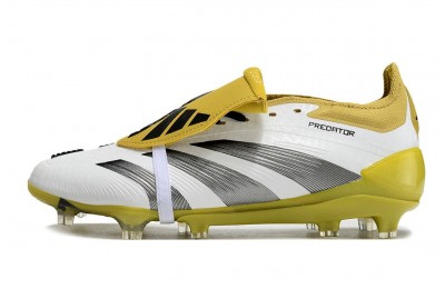Adidas Predator 24 Absolute Elite Foldover Tongue FG - White/Black/Gold