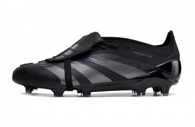 adidas Predator 24 Elite Foldover Tongue FG Blackout Pack - Black/Black