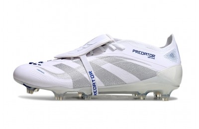 Adidas Predator 25 Polar Victory Pack Elite Tongue FG - White/Silver Metallic/Blue