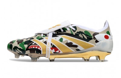 Adidas Predator 25 x Bape FT Tongue Elite FG - Green/Gold/Red