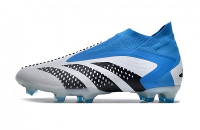 Adidas Predator Accuracy+ Laceless FG - Bue/White/Black