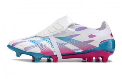 Adidas Predator Elite Foldover Tongue FG Reemergence - White/Pink/Solar Blue