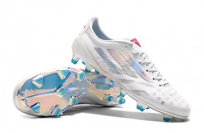 Adidas X 99.1 FG - Cloud White / Bright Cyan / Shock Pink