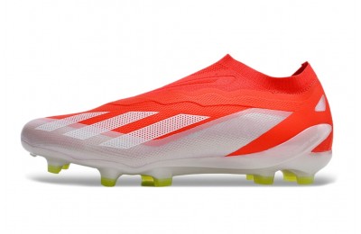 Adidas X Crazyfast.1 Laceless Eltie FG Energy Citrus Pack - Solar Red/White/Solar Yellow