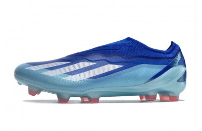 Adidas X Crazyfast.1 LL Laceless FG Marinerush Pack - Royal Blue/White/Pink