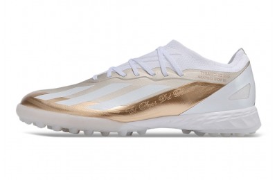 Adidas X Crazyfast.1 Messi Ballon d'Or TF - White/Gold