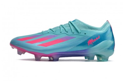 Adidas X Crazyfast.1 Messi FG Bienvenido a Miami - Aqua Blue/Pink/Purle
