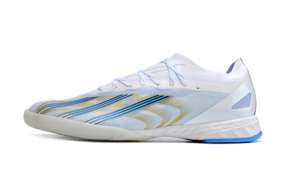 Adidas X CrazyFast.1 Messi IC Indoor Las Estrellas - White/Gold/Pulse Blue