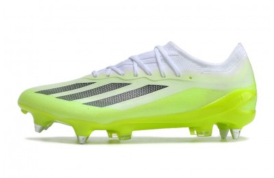 Adidas X Crazyfast.1 SG Crazyrush - Footwear White/Core Black/Lucid Lemon