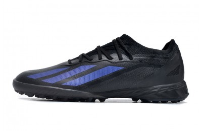 Adidas X CrazyFast.1 TF Turf Soccer Cleats Nightstrike - Core Black