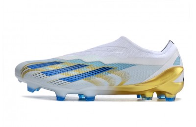 Adidas X Crazyfast Messi.1 Las Estrellas Laceless FG - White/Blue/Bold