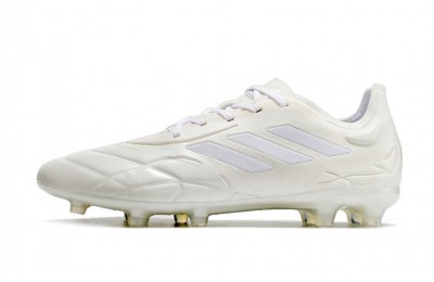 Adidas Copa Pure.1 FG Soccer Cleats Pearlized - White/Zero Metallic