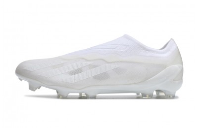 Adidas Laceless X Crazyfast.1 FG Pearlized Pack - All White