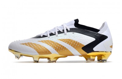 Adidas Predator Accuracy.1 Low FG Soccer Cleats Bellingham - White/Black/Gold