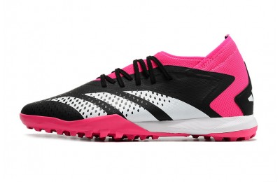 Adidas Predator Accuracy.3 TF Turf Soccer Cleats - Black/Pink