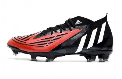 Adidas Predator Edge .1 FG Custom - Black/Red/White