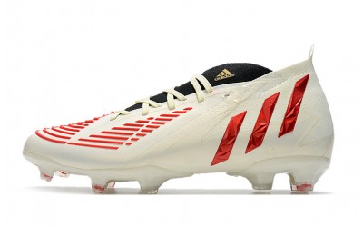 Adidas Predator Edge .1 FG Showdown - Off White/Vivid Red/Gold Metallic