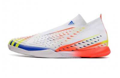 Adidas Predator Edge .1 IC Al Rihla - White/Solar Yellow/Blue