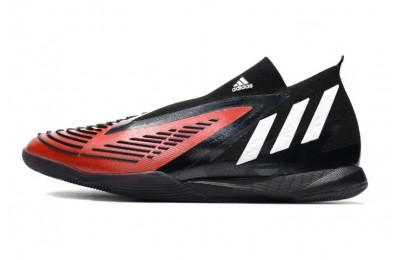 Adidas Predator Edge .1 IC 'Custom' - Black/Red/White