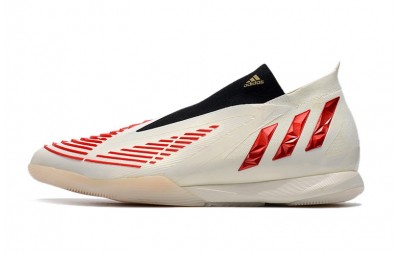 Adidas Predator Edge .1 IC Showdown - Off White/Vivid Red/Gold Metallic