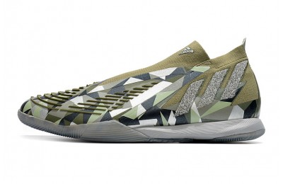 Adidas Predator Edge .1 IC 'Swarovski Crystals' - Focus Olive/Silver/Magic Lime