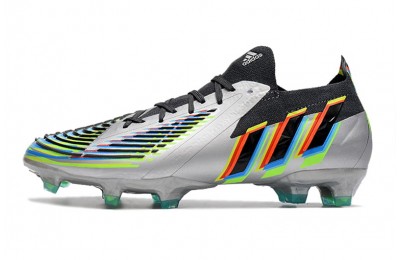 Adidas Predator Edge .1 Low FG Beyond Fast - Silver Metallic/Black/Green