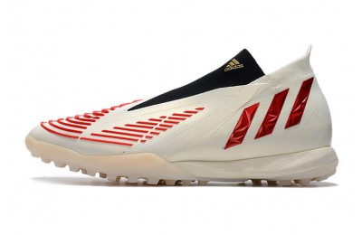 Adidas Predator Edge .1 TF 'Showdown' - Off White/Vivid Red/Gold Metallic
