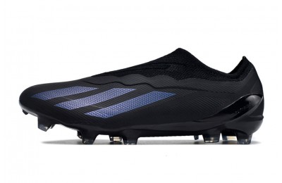 Adidas X Crazyfast.1 FG LL Laceless Nightstrike - Black