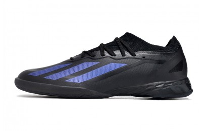 Adidas X CrazyFast.1 IC Indoor Soccer Shoe Nightstrike - Core Black