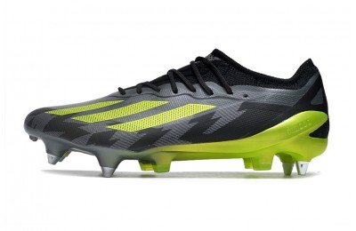 Adidas X Crazyfast.1 SG Soft Ground Crazycharged - Core Black/Yellow/Grey