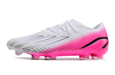Adidas X Speedportal.1 FG Soccer Cleats - White/Pink Black