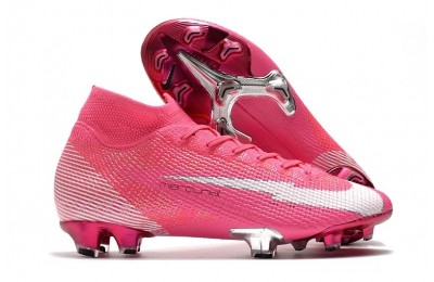 Nike Mercurial Superfly 7 Elite Mbappé Rosa FG - Pink / White / Black