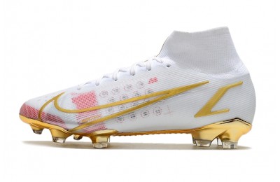 Nike Mercurial Superfly 8 Elite FG - White / Gold