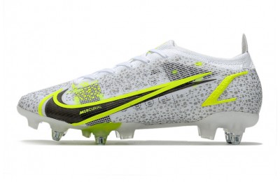 Nike Mercurial Vapor 14 Elite SG-PRO Safari - White/Black/Silver/Volt