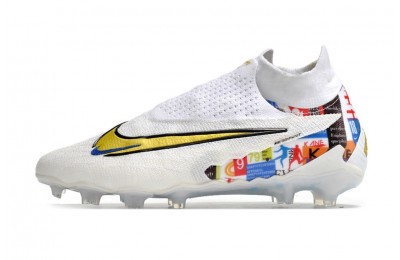Harry Kane x Nike Phantom GX Elite DF FG - White/Blue/Gold