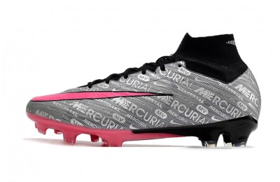 Nike Air Zoom Mercurial XXV Superfly 9 Elite FG - Metallic Silver/Hyper Pink/Black