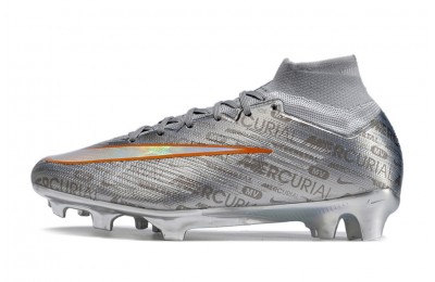 Nike Air Zoom Mercurial XXV SE Superfly 9 Elite FG - Metallic Silver/Wolf Grey