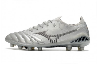 Mizuno Morelia Neo III Beta Japan FG - Silver/Grey