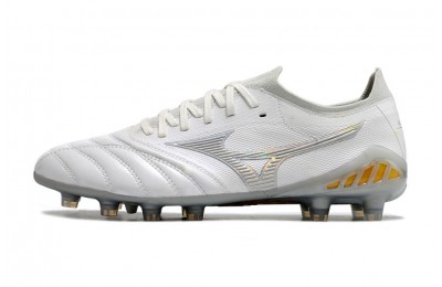 Mizuno Morelia Neo III Beta Shining Japan FG - White/Gold/Grey