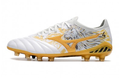 Mizuno Morelia Neo III Beta x SR4 Made In Japan FG - White/Gold