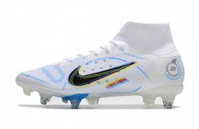 Nike Mercurial Superfly 8 Elite SG The Progress - White Grey/Blue