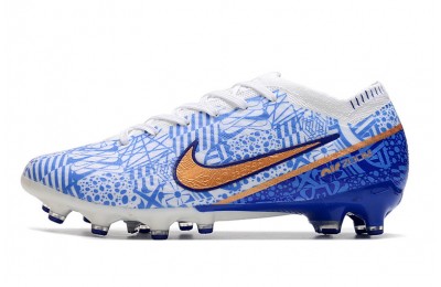 Nike Air Zoom Mercurial Vapor 15 Elite AG CR7 - White/Blue