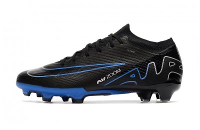 Nike Air Zoom Mercurial Vapor 15 Elite FG - Black/Chrome/Hyper Royal