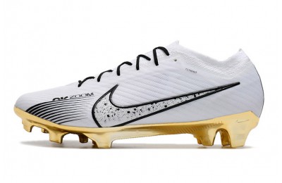 Nike Air Zoom Mercurial Vapor 15 Elite FG - White/Gold/Black