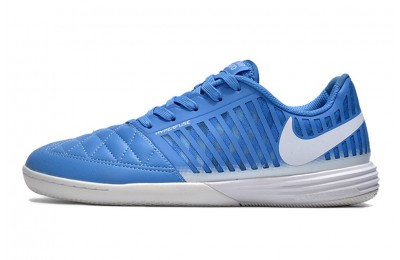 Nike Lunar Gato II IC Indoor Soccer Cleats - University Blue/White