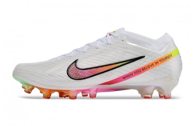  Nike Marcus Rashford Air Zoom Mercurial Vaoir 15 Elite AG Cleats - White/Black