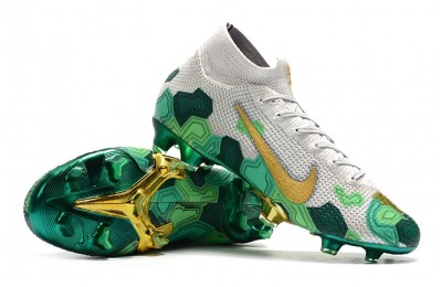 Nike Mercurial Superfly VII Elite FG Mbappe x Bondy Dreams - Grey / Gold / Green