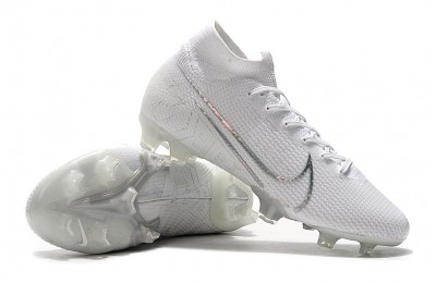 Nike Mercurial Superfly VII Elite FG Nuovo White - White/Metallic Silver