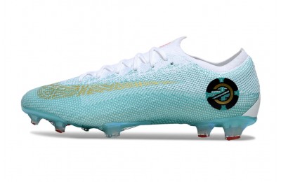 Nike Mercurial Vapor 12 CR7 Chapter 6 Elite FG - Light Green/ White/Gold 